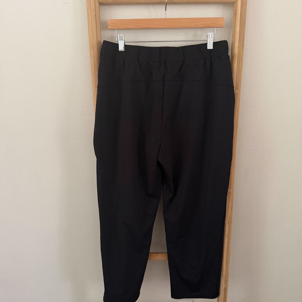 NWOT Halara Mid Rise Drawstring Quick Dry Tapered Pants Black Size L Regular - Picture 6 of 9